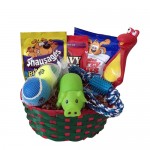 Dog Gift Basket Treats Crewing Toy Holiday Set